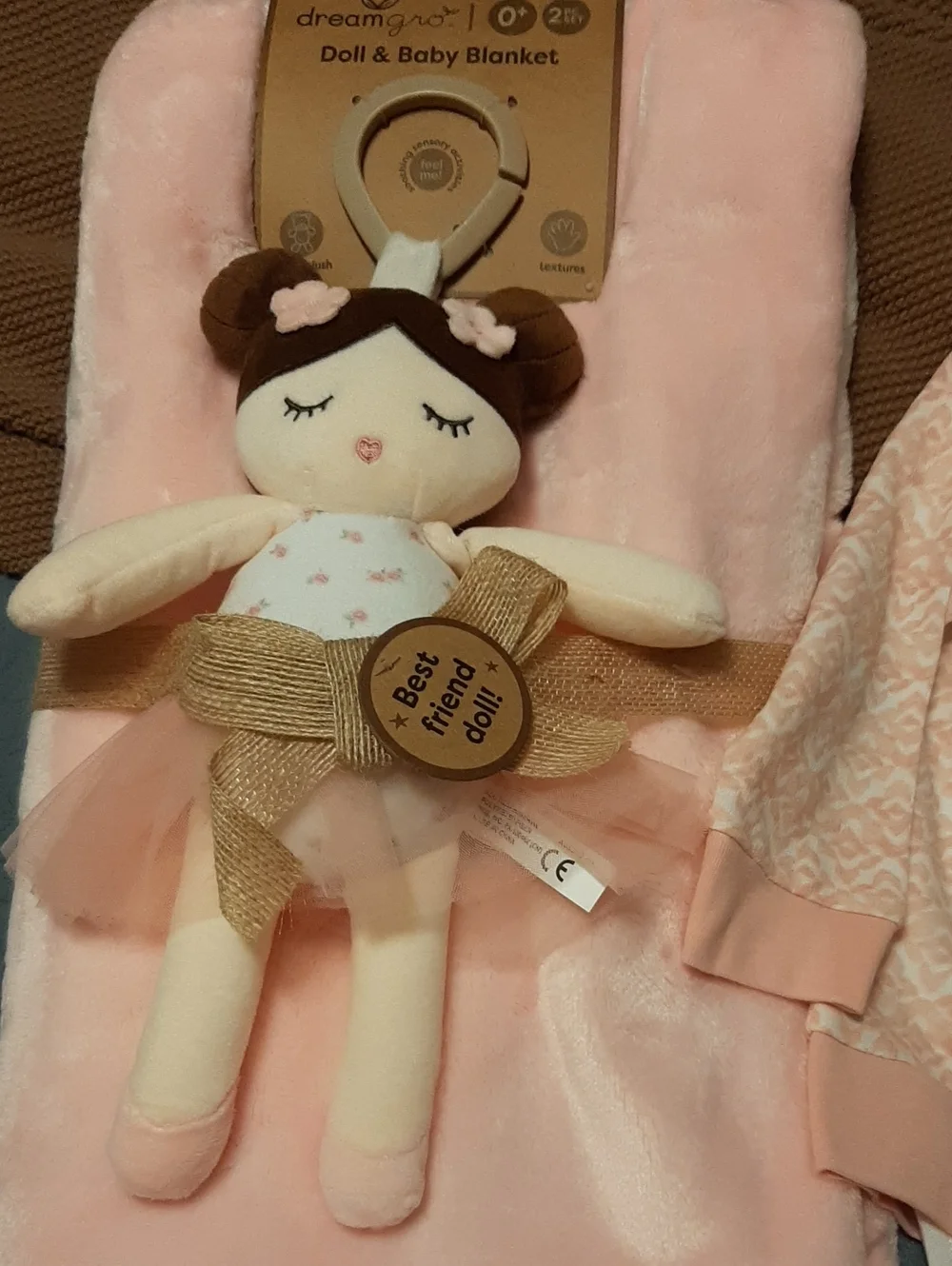 Baby Girl Lot, Tommy Bahama Pink 3 Piece Outfit & Butter Soft Blanket With Doll❤